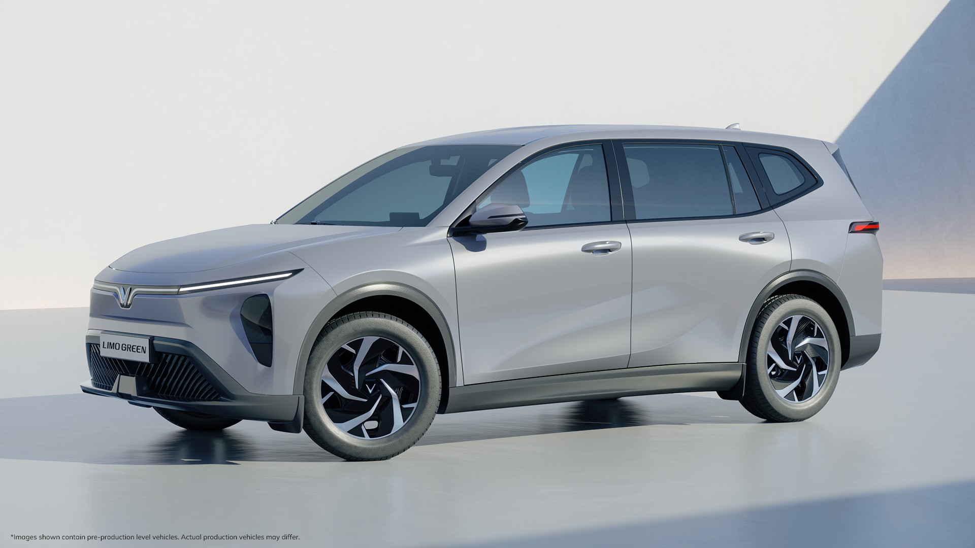 Phía trước vinfast limo green