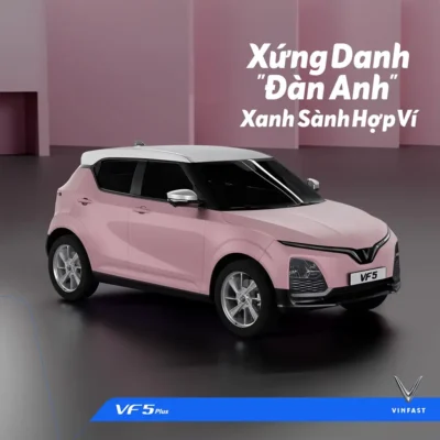 Vinfast VF5 Màu Hồng